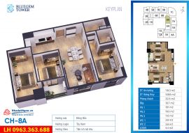 Chính chủ cần bán gấp căn hộ trục 8A tầng 15 chung cư BlueGem Tower KĐT Pháp Vân 