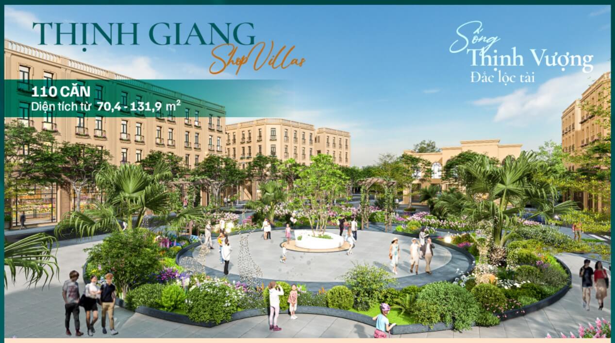 Khu shophouse Nhật Giang & Thịnh Giang – Sôi động sinh lời