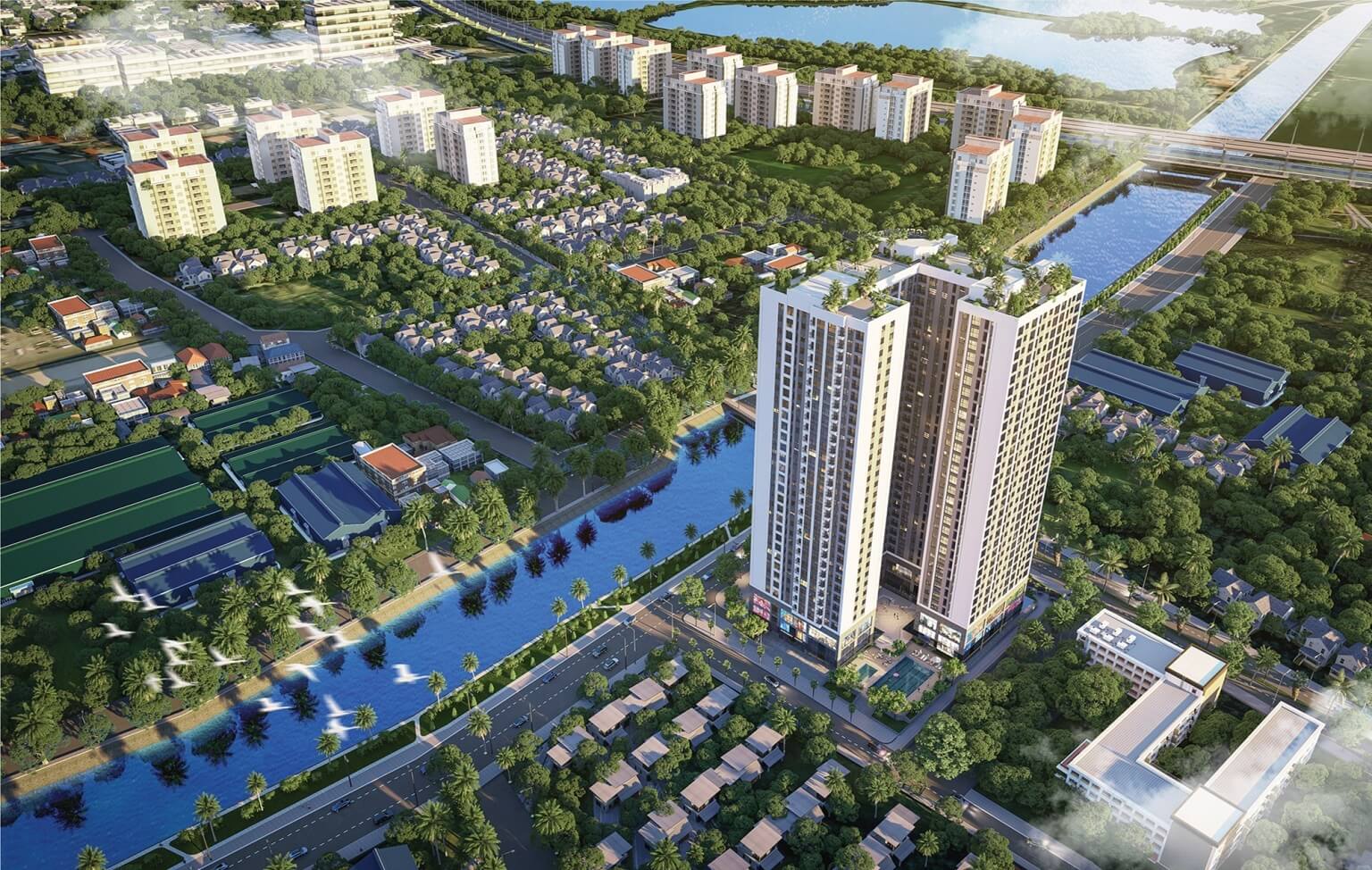 Căn hộ chung cư BlueGem Tứ Hiệp 
