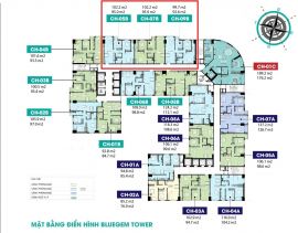 BÁN NHANH CĂN TRỤC 09B TẦNG TRUNG BLUEGEM – 95m² – 3PN VUÔNG VẮN – VIEW THÀNH PHỐ – GIÁ 6,55 TỶ