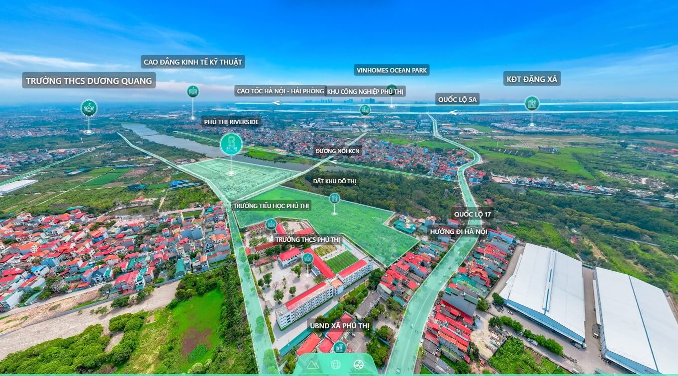 Phú Thị Riverside là một dự án bất động sản mới nổi bật tại huyện Gia Lâm