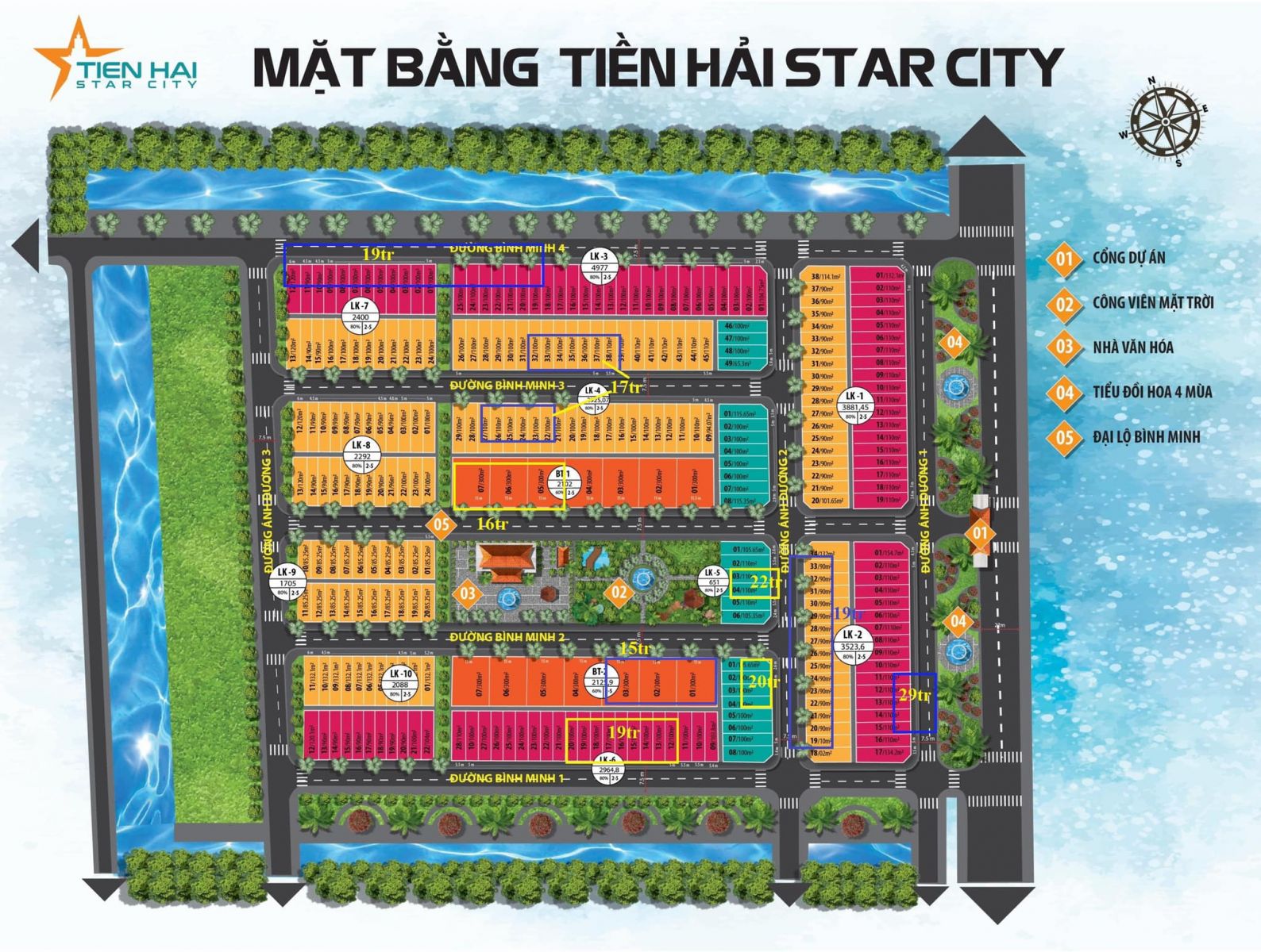 Vị trí dự án khu đô thị mới Tiền Hải Star City Thái Bình-2