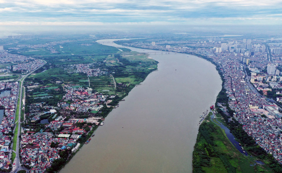 Đề án quy hoạch thành phố hai bên bờ Sông Hồng từ cầu Hồng Hà đến Cầu Mễ Sở  2